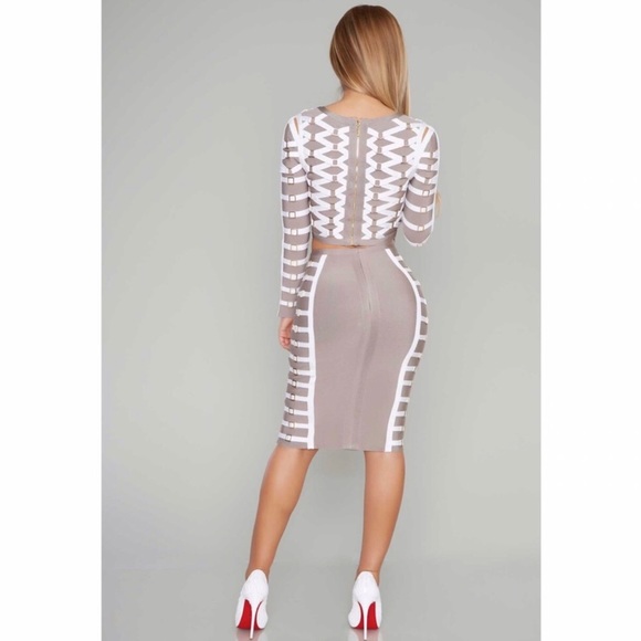 ✨🔥 RAYA Bandage Two-Piece Matching Set !! 🎉💯 - Picture 4 of 4